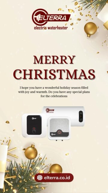 Merry Christmas!

Semoga Natal membawa kita kedamaian, kebahagiaan, dan semangat baru untuk memberi kepada sesama.

#merrychristmas2024
#selamatnatal2024
#christmas
#elterraelectricwaterheater #electricwaterheater 
#elterra 
#pemanasair 
#waterheater